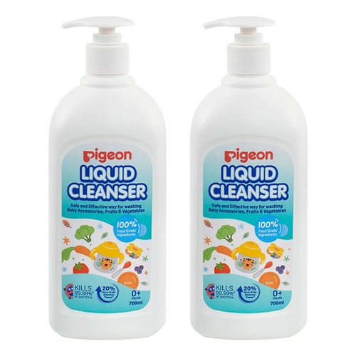 Pigeon Liquid Cleanser for Baby Bottles & Teats 700mL Pack of 2