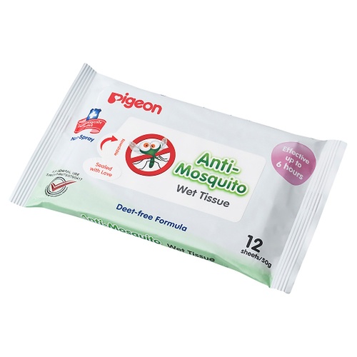 Pigeon Anti Mosquito Wipes 12 Pack