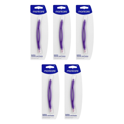 Manicare Cuticle Trimmer and Pusher x 3 Bundle of 5