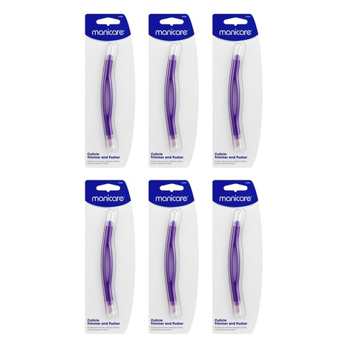 Manicare Cuticle Trimmer and Pusher x 3 Bundle of 6