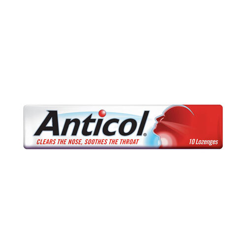 Allens Anticol Menthol Throat Lozenges Stick  Soothes Throat and Nose
