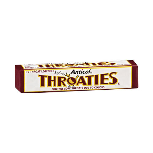 Allens Anticol Throaties Menthol Lozenges Chewy Sore Throat Relief