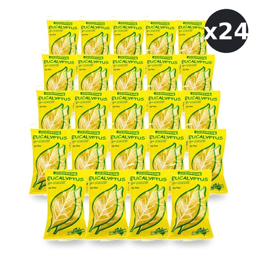 Johnsons Eucalyptus Drops With Glucose 70g Pack of 24