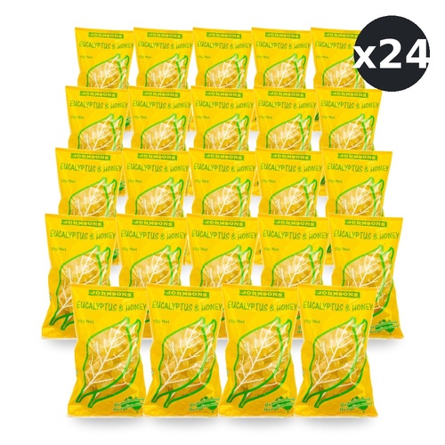 Johnsons Eucalyptus & Honey Drops 70g Pack of 24