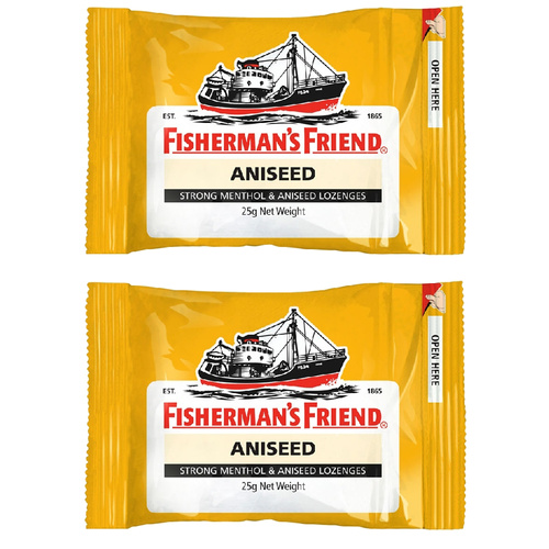 Fishermans Friend Aniseed Lozenges 25g Pack of 2