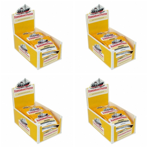 Fisherman's Friend Aniseed Lozenges 22g Counter Display of 12 Bundle of 4