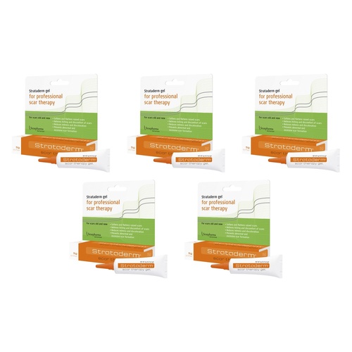Strataderm Scar Therapy Gel 5g Pack of 5
