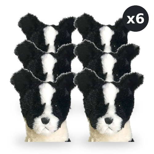 Teddy & Friends Border Collie 24cm Pack of 6