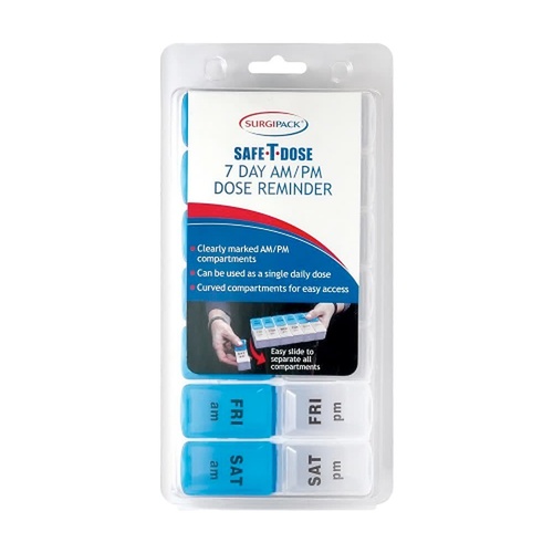 SurgiPack Safe-T-Dose 7 Day Am/Pm Organiser