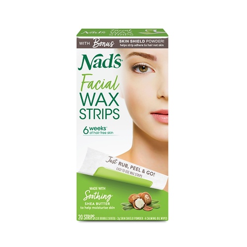 Nad's Facial Wax Strips 20 Pack