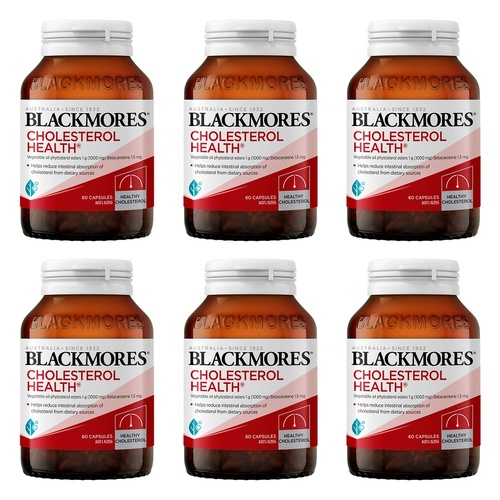 Blackmores Cholesterol Health 60 Capsules Pack of 6