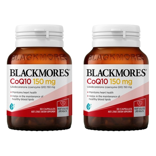 Blackmores CoQ10 150mg 30 Capsules Pack of 2