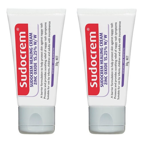 Sudocrem Healing Cream Tube 30g Pack of 2