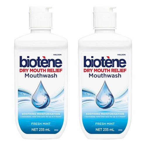 Biotene Dry Mouth Mouthwash 235mL Pack of 2