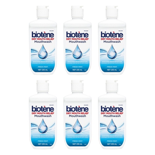 Biotene Dry Mouth Mouthwash 235mL Pack of 6
