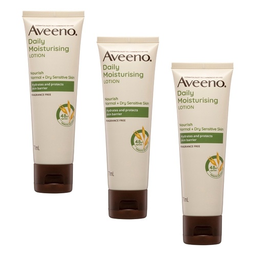 Aveeno Nourish Daily Moisturising Lotion 71mL Pack of 3