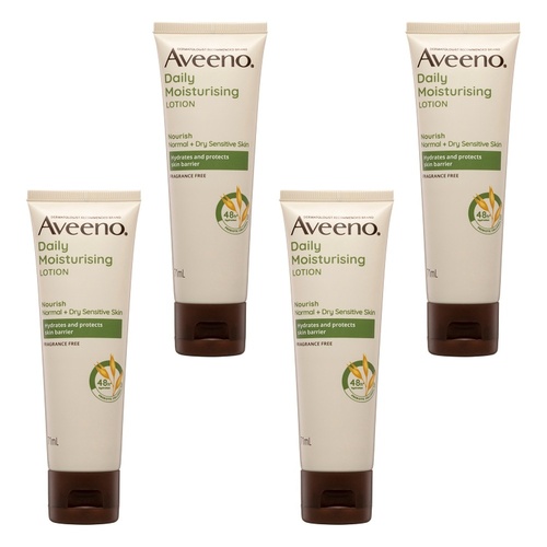 Aveeno Nourish Daily Moisturising Lotion 71mL Pack of 4