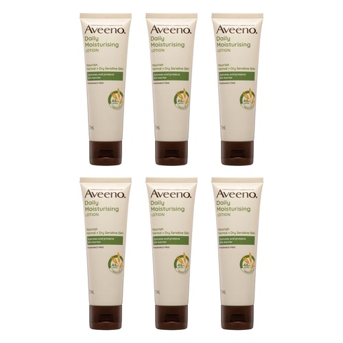 Aveeno Nourish Daily Moisturising Lotion 71mL Pack of 6