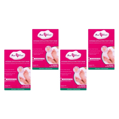 Milky Foot Exfoliating Foot Pads Pack of 4