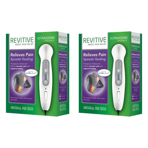 Ultralieve Revitive Ultrasound Therapy Device Pack of 2