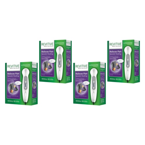 Ultralieve Revitive Ultrasound Therapy Device Pack of 4