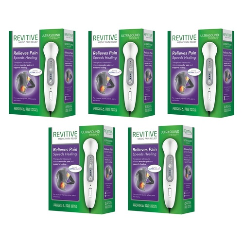 Ultralieve Revitive Ultrasound Therapy Device Pack of 5