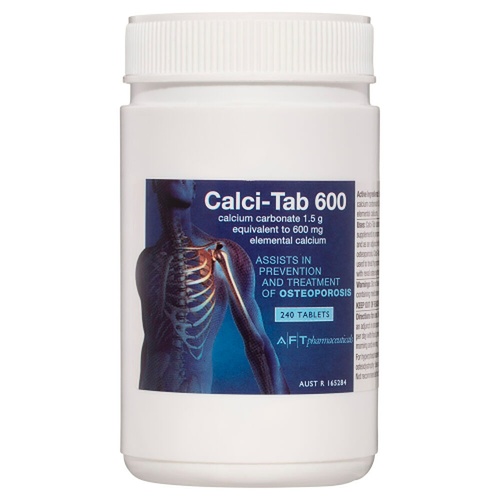 Calci-Tab 600mg 240 Tablets