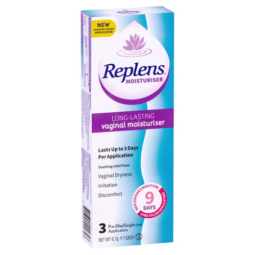Replens Long-Lasting Vaginal Moisturiser 3 Pack