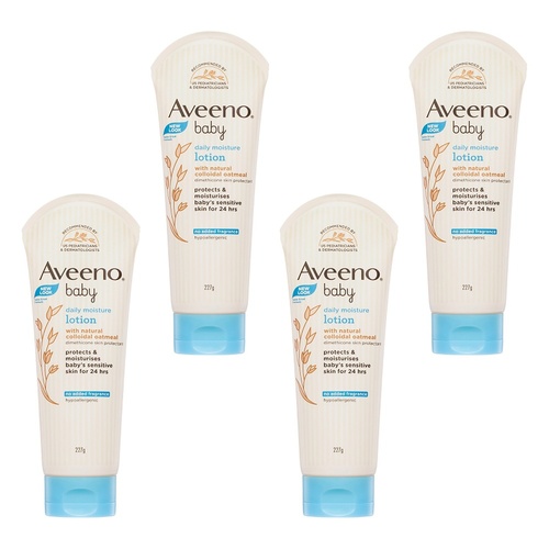 Aveeno Baby Daily Moisture Lotion 227g Pack of 4