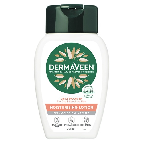 DermaVeen Daily Nourish Moisturising Lotion 250mL