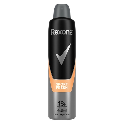 Rexona Men Antiperspirant Aerosol Deodorant Sport Fresh, 250mL