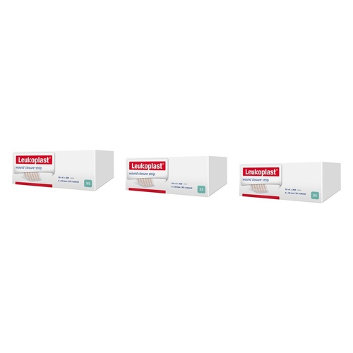 Leuko Leukosan Adhesive Wound Closure Strips 0.6cm x 3.8cm 50 Pack Bundle of 3