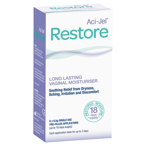 Aci-Jel Restore Vaginal Moisturiser 6 x 6.5g