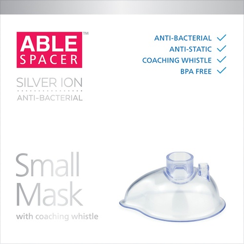 Able Spacer Small Mask with Coaching Whistle