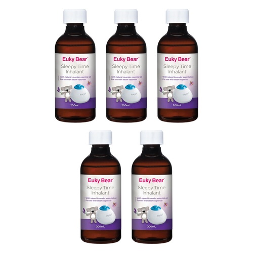 Euky Bear Sleepy Time Inhalant 200mL Pack of 5