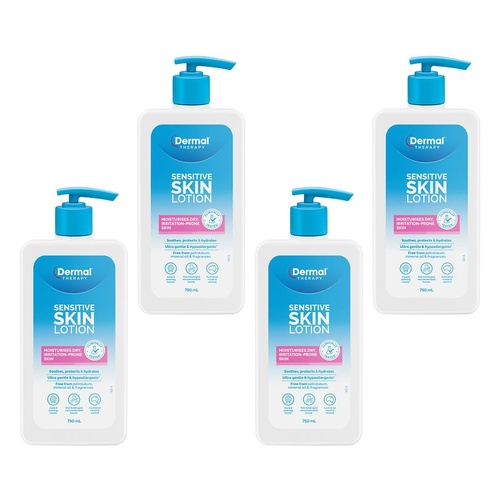 Dermal Therapy Sensitive Skin Lotion 750mL Pack of 4