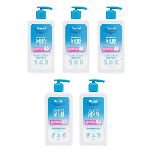 Dermal Therapy Sensitive Skin Lotion 750mL Pack of 5