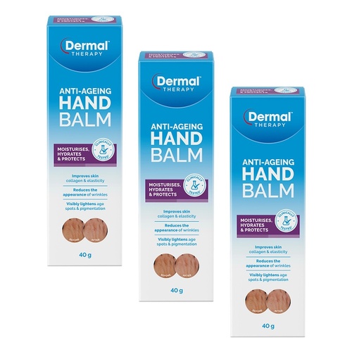 Dermal Therapy Anti-Ageing Hand Balm 40g Pack of 3