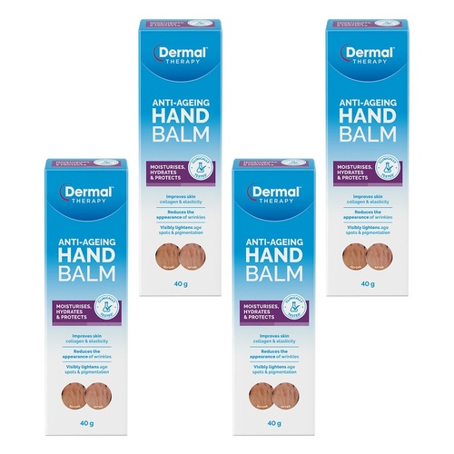 Dermal Therapy Anti-Ageing Hand Balm 40g Pack of 4
