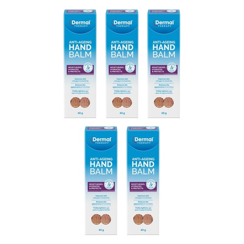 Dermal Therapy Anti-Ageing Hand Balm 40g Pack of 5