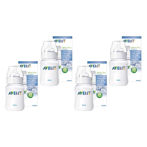 Philips Avent PP Feeding Bottle Single 260mL Pack of 4