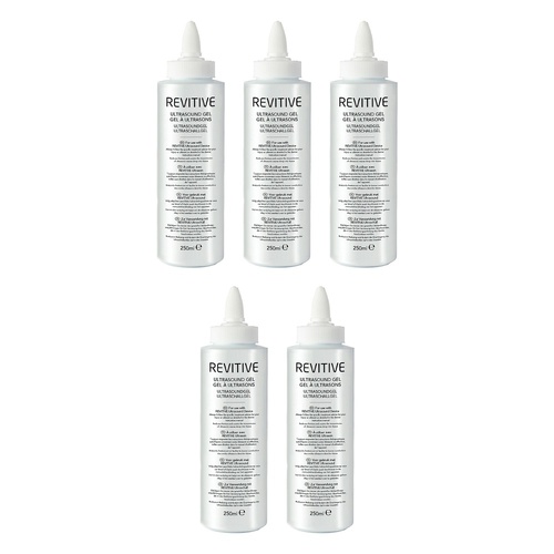 Revitive Ultralieve Ultrasound Gel 250mL Pack of 5