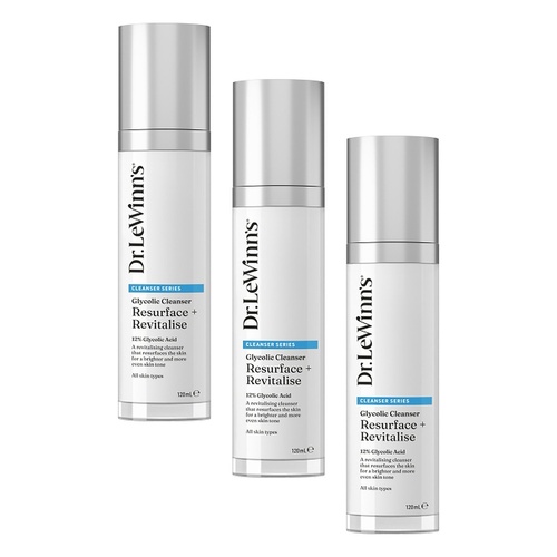 Dr. LeWinn's Reversaderm Glycolic Cleanser 120mL Pack of 3