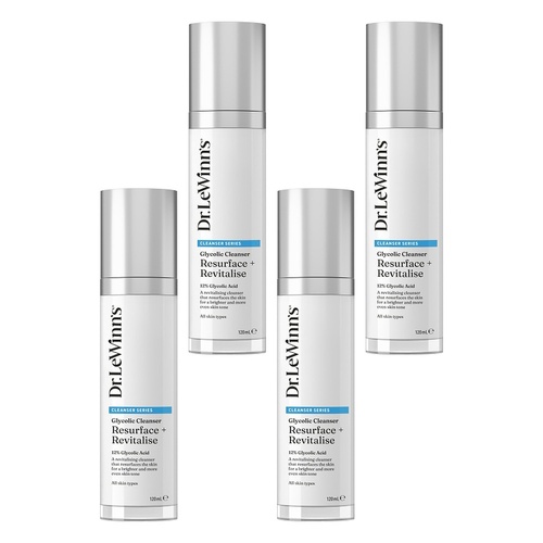 Dr. LeWinn's Reversaderm Glycolic Cleanser 120mL Pack of 4