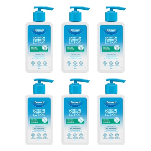 Dermal Therapy Anti-Itch Soothing Lotion 250mL Pack of 6