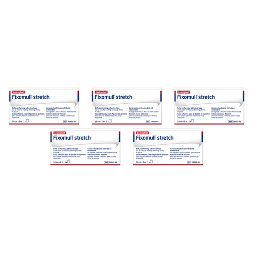 Fixomull Wide Area Fixation Tape 2m Pack of 5
