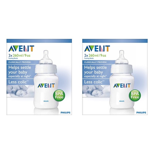 Philips Avent Feeding Bottle Twin Pack 260mL Bundle of 2