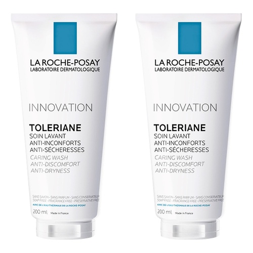 La Roche-Posay Toleriane Caring Face Wash 200mL Pack of 2