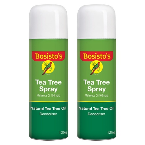 Bosisto's Tea Tree Spray 125g x 3 Bundle of 2