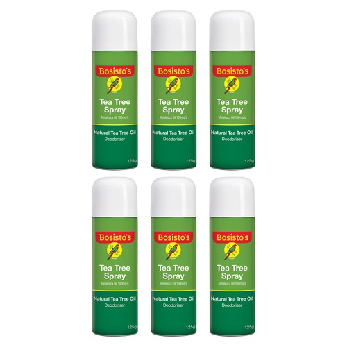 Bosisto's Tea Tree Spray 125g x 3 Bundle of 6